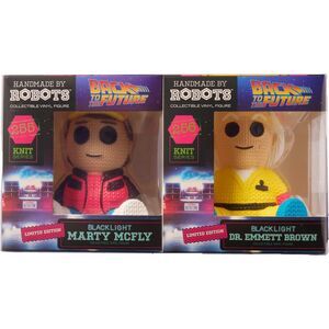 Handmade by Robots - Back to the Future - Marty & Doc (Blacklight)